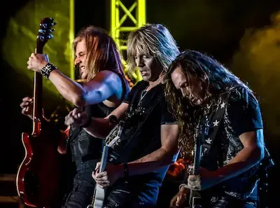David Victor performing with his band "BOSTYX"