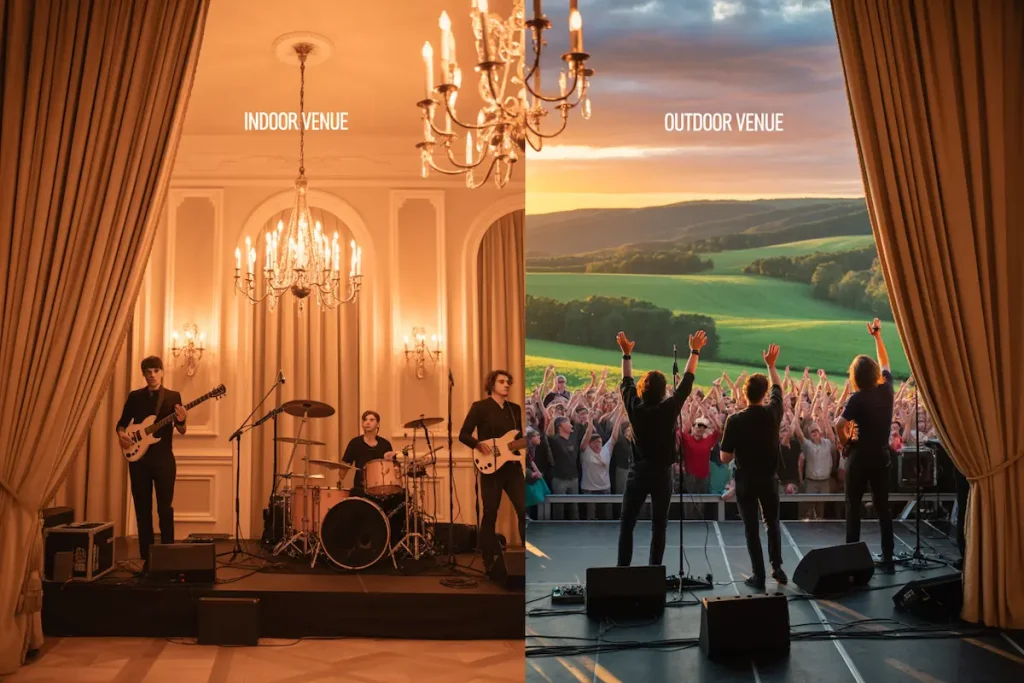 Indoor vs. Outdoor Venues for Bands